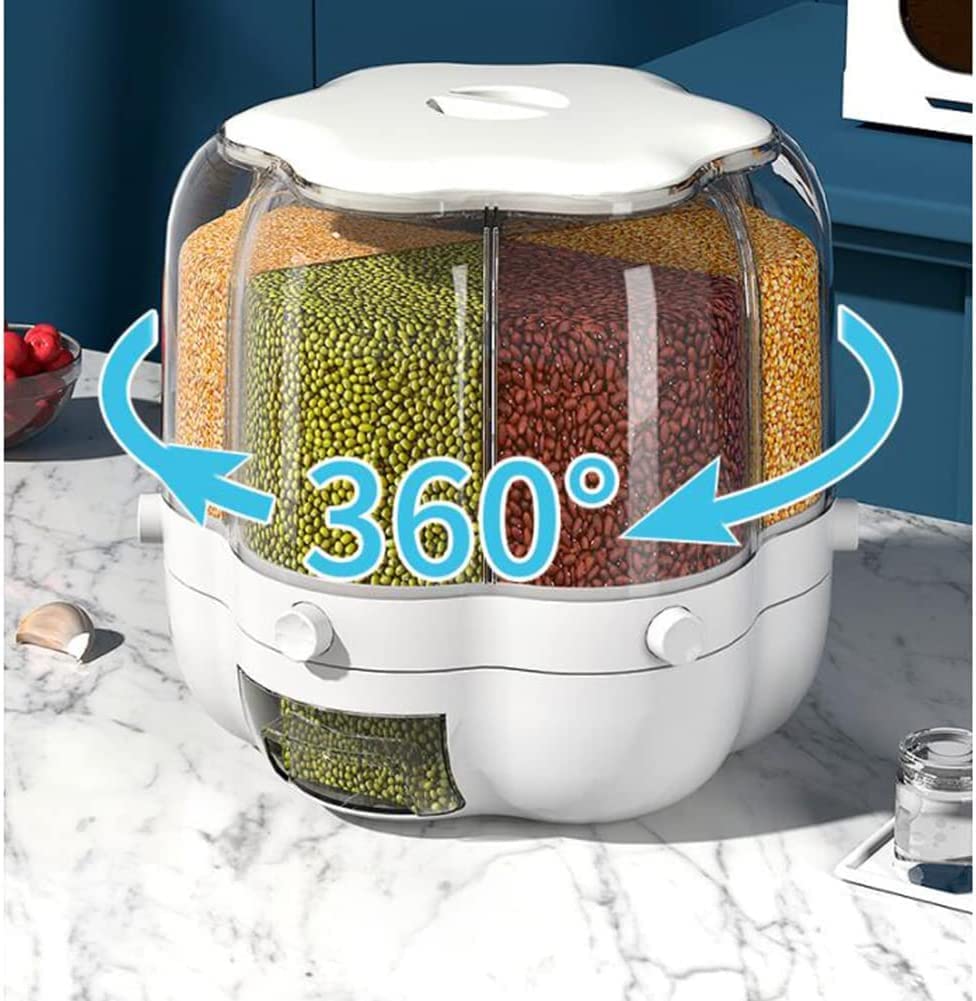 360° Rotating Waterproof Rice & Cereal Dispenser