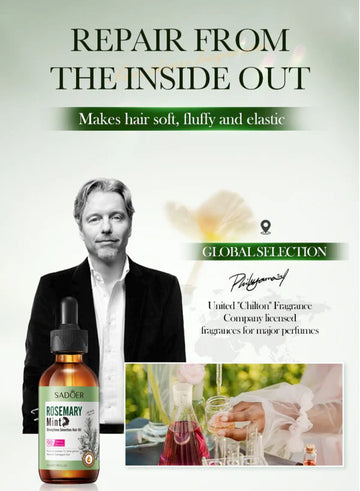 SADOER Mint Rosemary Strengthening Hair Oil 55ml