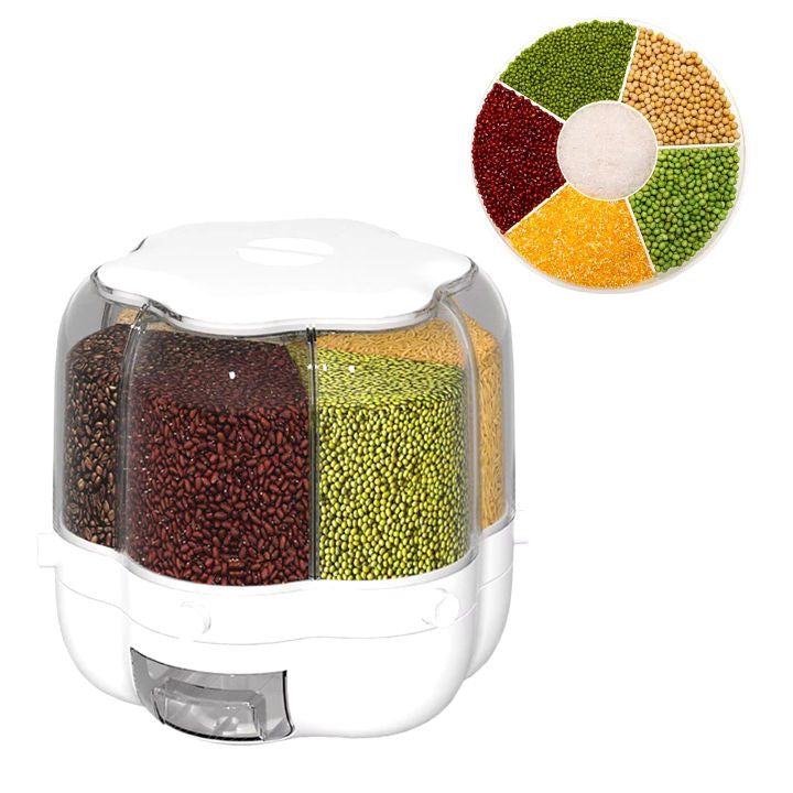 360° Rotating Waterproof Rice & Cereal Dispenser