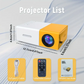 HD YG600 Mini Mobile Projector
