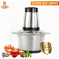 Electric Chopper Meat Grinder Mincer Food Processor Slicer High-Power Four-Knife