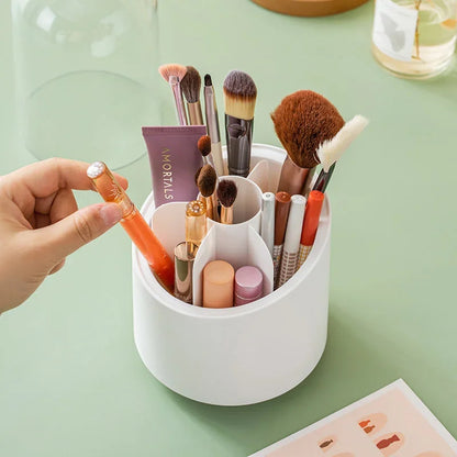 360° Rotating Makeup Brushes  Organizer