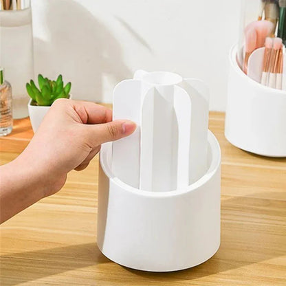 360° Rotating Makeup Brushes  Organizer