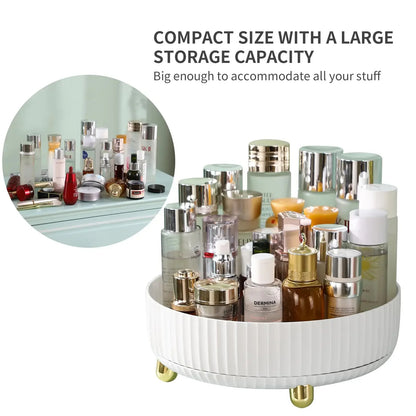360-Degree Rotating Makeup & Perfume Organizer
