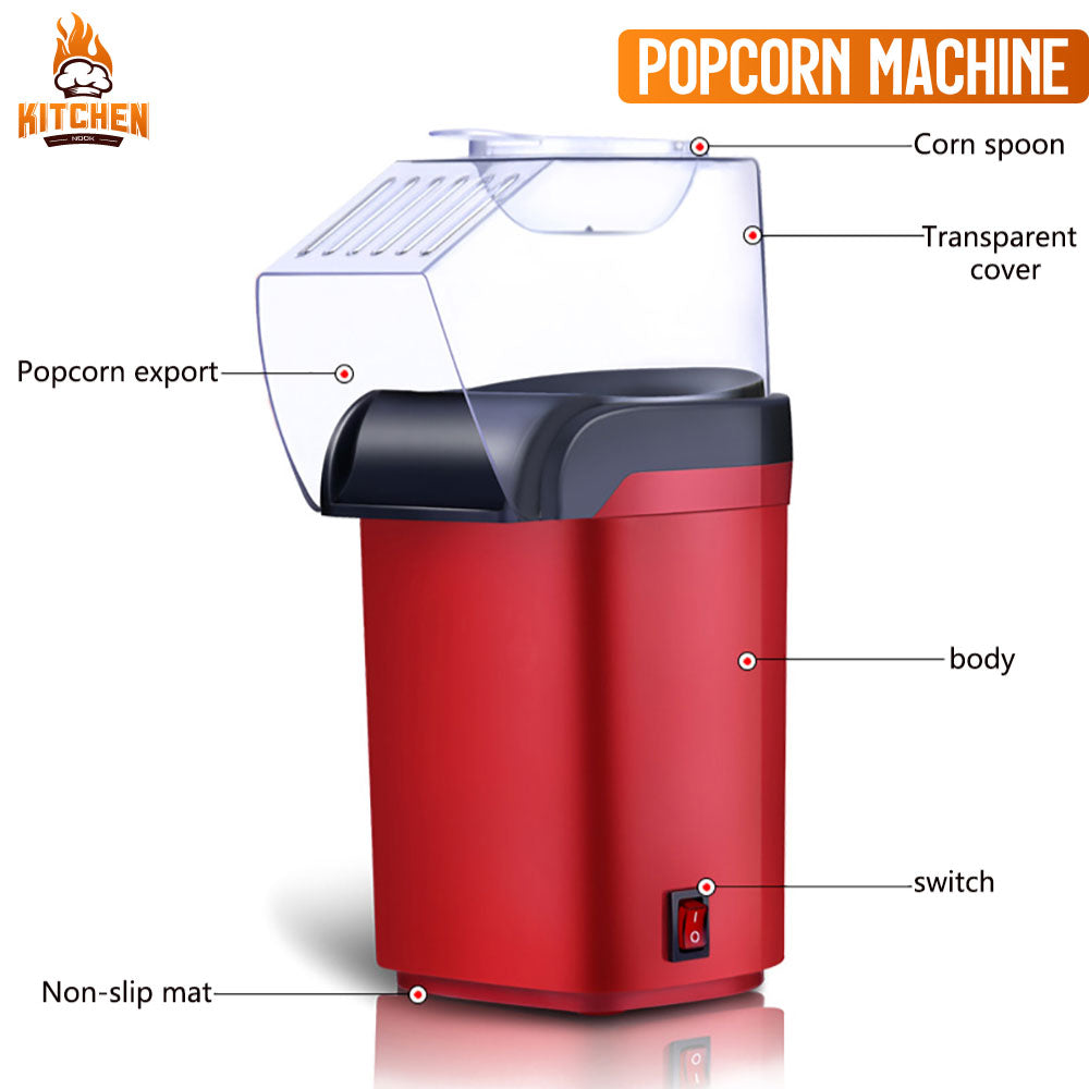 Hot-Air Oil-Free Popcorn Machine