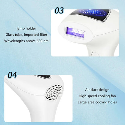 ✨ Professional IPL Laser Hair Removal – 999,999 Clicks for Smooth, Silky Skin! 🌟