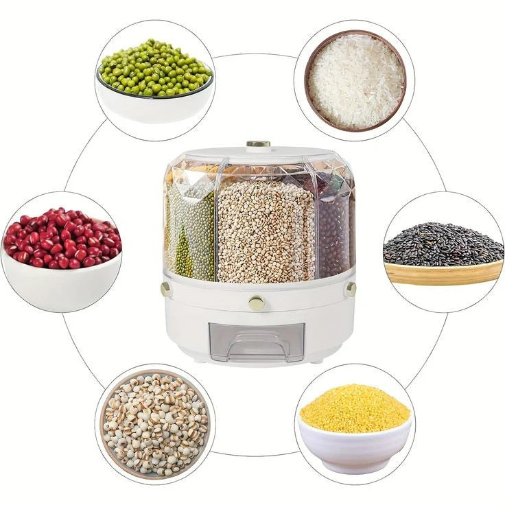 360° Rotating Waterproof Rice & Cereal Dispenser