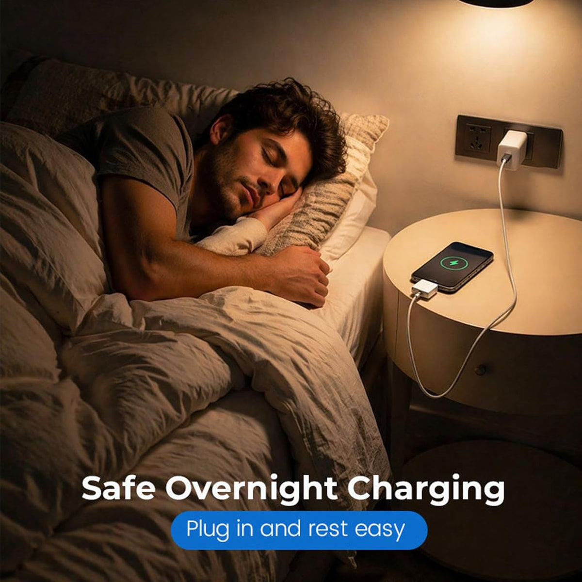 PopGuard 140W Automatic Charging Disconnector | Smart Auto Power Cut-Off Battery Guardian | Fast Charging Protector