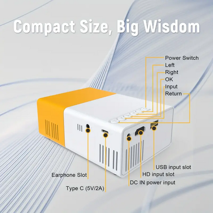 HD YG600 Mini Mobile Projector