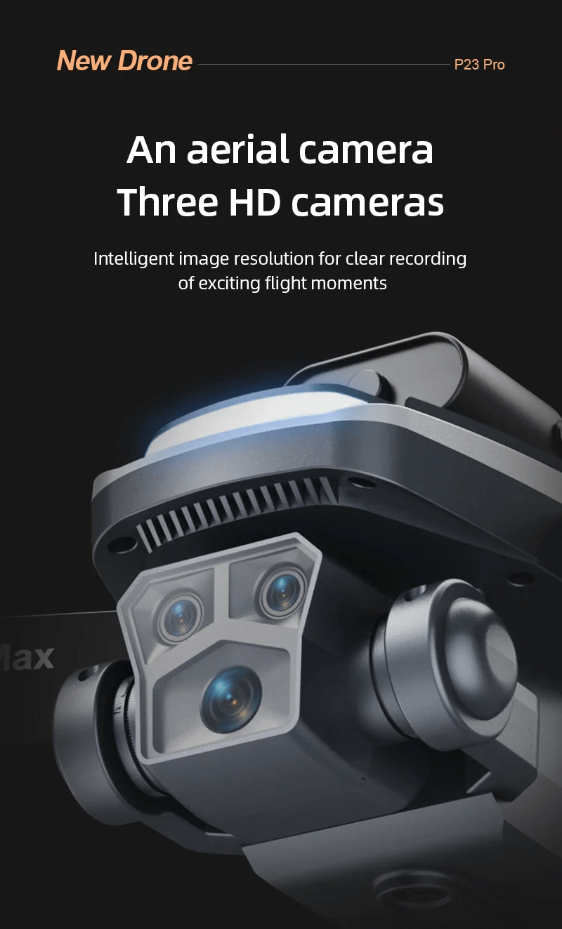 P23 Pro Intelligent Obstacle Avoiding Drone - Foldable Drone 2.4GHz Camera