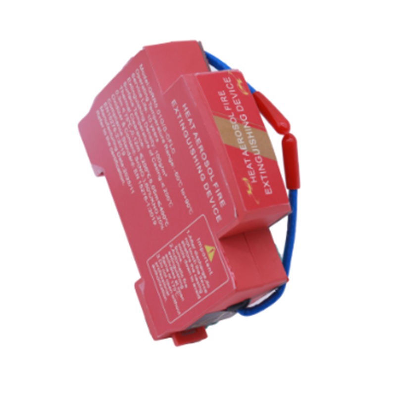 Aerosol fire suppression DIN rail device - view 2