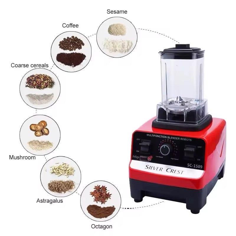 2-in-1 Electric Blender & Juicer 2L Jug – Copper Motor